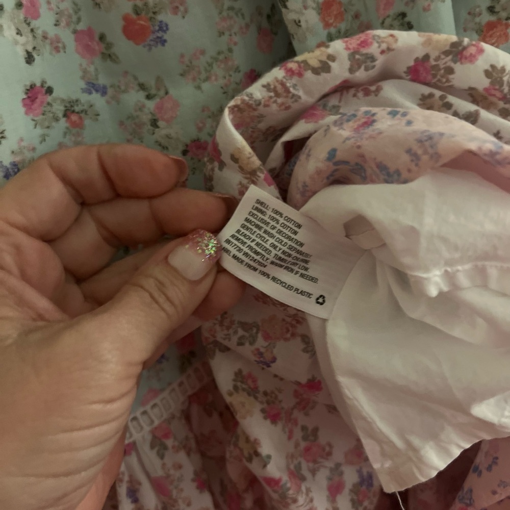 LoveShackFancy x Target Camille Floral Print midi dress. Tiered.Size XS. EUC! - Picture 6 of 9